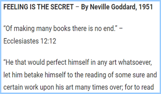 Feeling Is The Secret - Neville Goddard