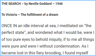 The Search - Neville Goddard